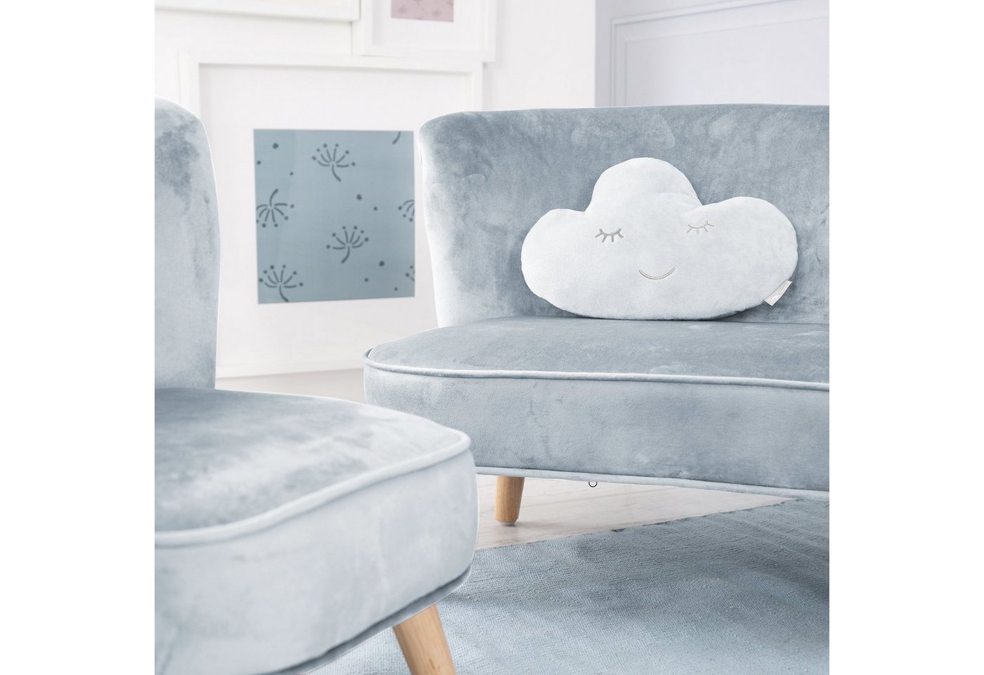 roba® Babykissen Lil Cuties, Wolke – Bild 3 von 4