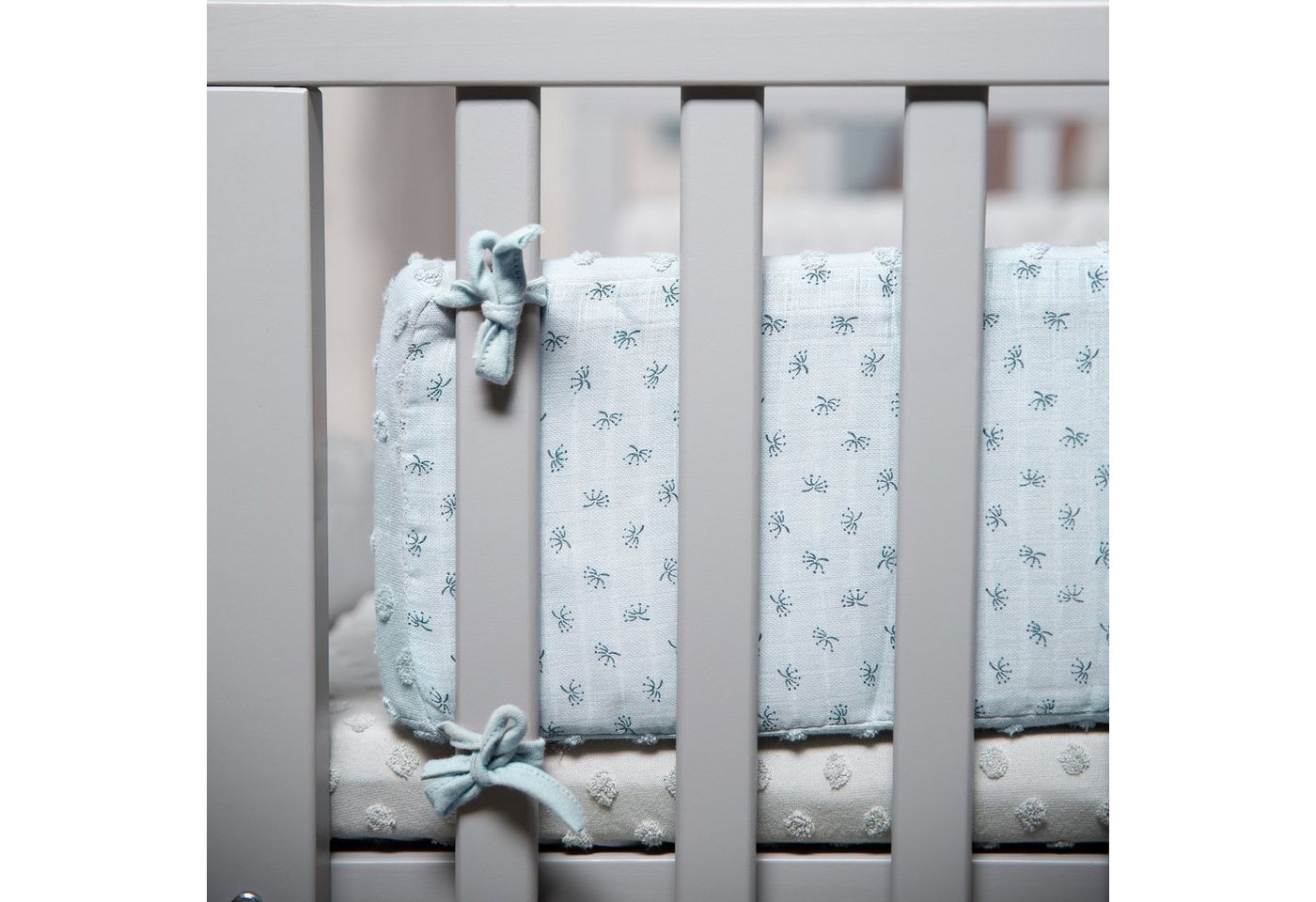 roba® Bettnestchen Lil Planet, hellblau/sky, GOTS made with organic materials, zertifiziert durch BCS 36081 – Bild 3 von 5