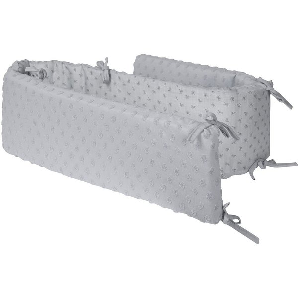 roba® Bettnestchen Lil Planet, silbergrau, GOTS made with organic materials, zertifiziert durch BCS 36081