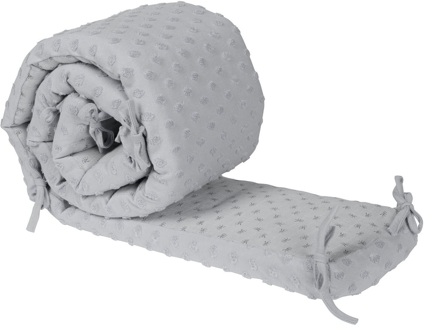roba® Bettnestchen Lil Planet, silbergrau, GOTS made with organic materials, zertifiziert durch BCS 36081 – Bild 2 von 4