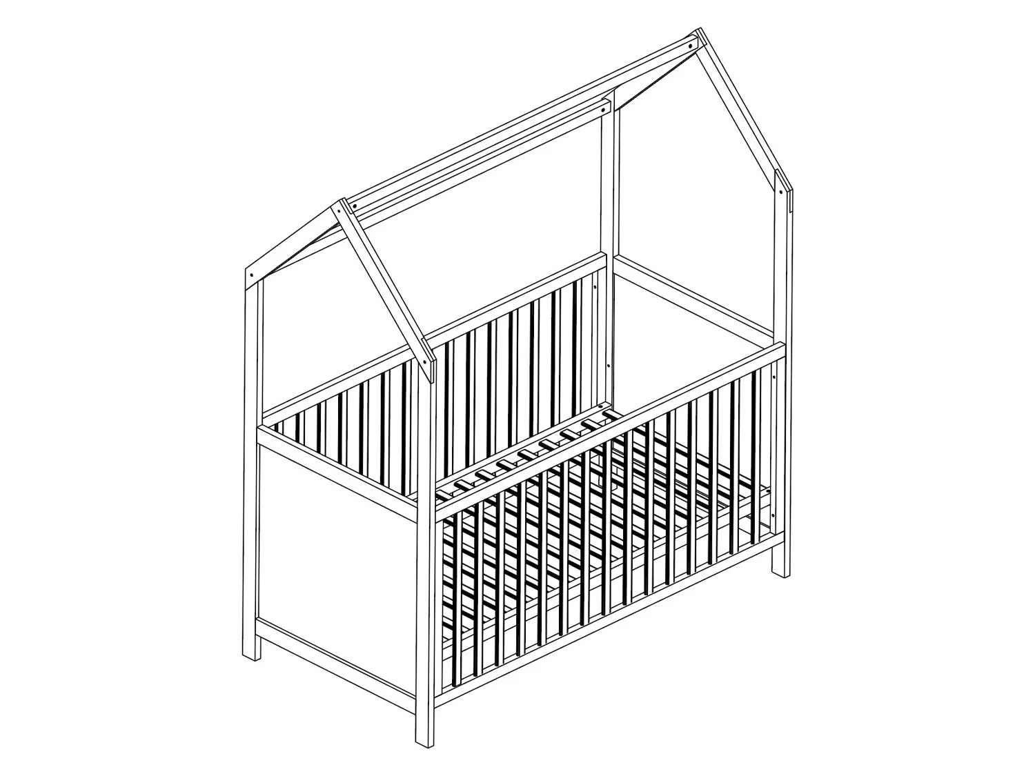 Roba Hausbett 70 x 140 cm – Bild 3 von 3