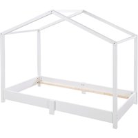Roba Hausbett 70 x 140 cm, Bodenbett weiß