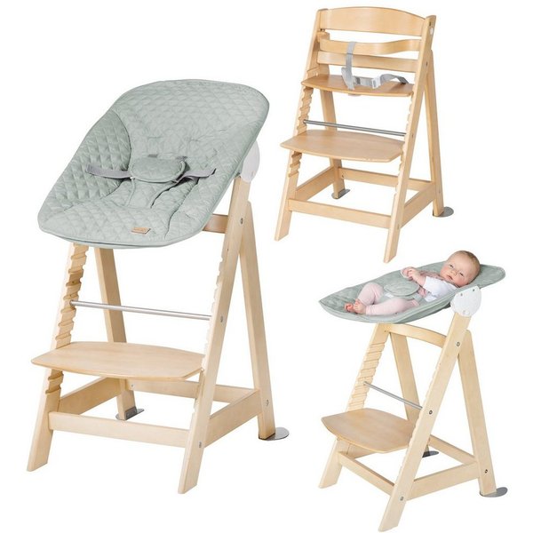 roba® Hochstuhl Born Up 2in1, Treppenhochstuhl mit Liegefunktion