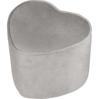 ROBA Kinderhocker (Herzform, Grau)