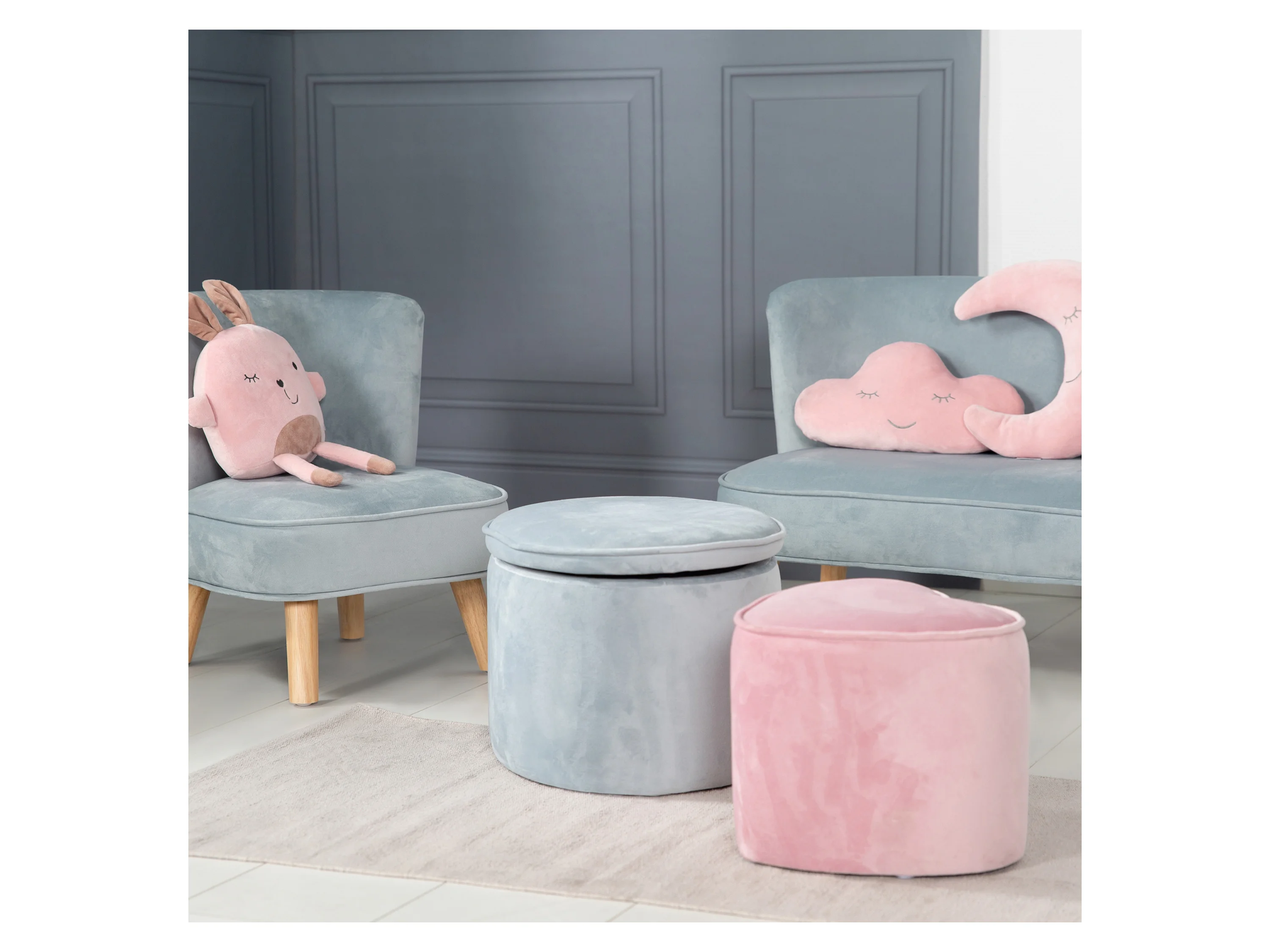 Roba Kinderhocker oval mit Aufbewahrungsfunktion – Bild 4 von 4