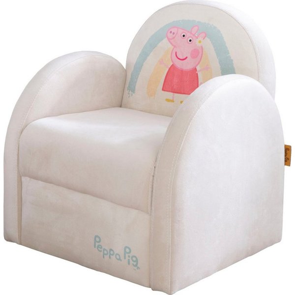 roba® Kindersessel Peppa Pig, mit runden Armlehnen
