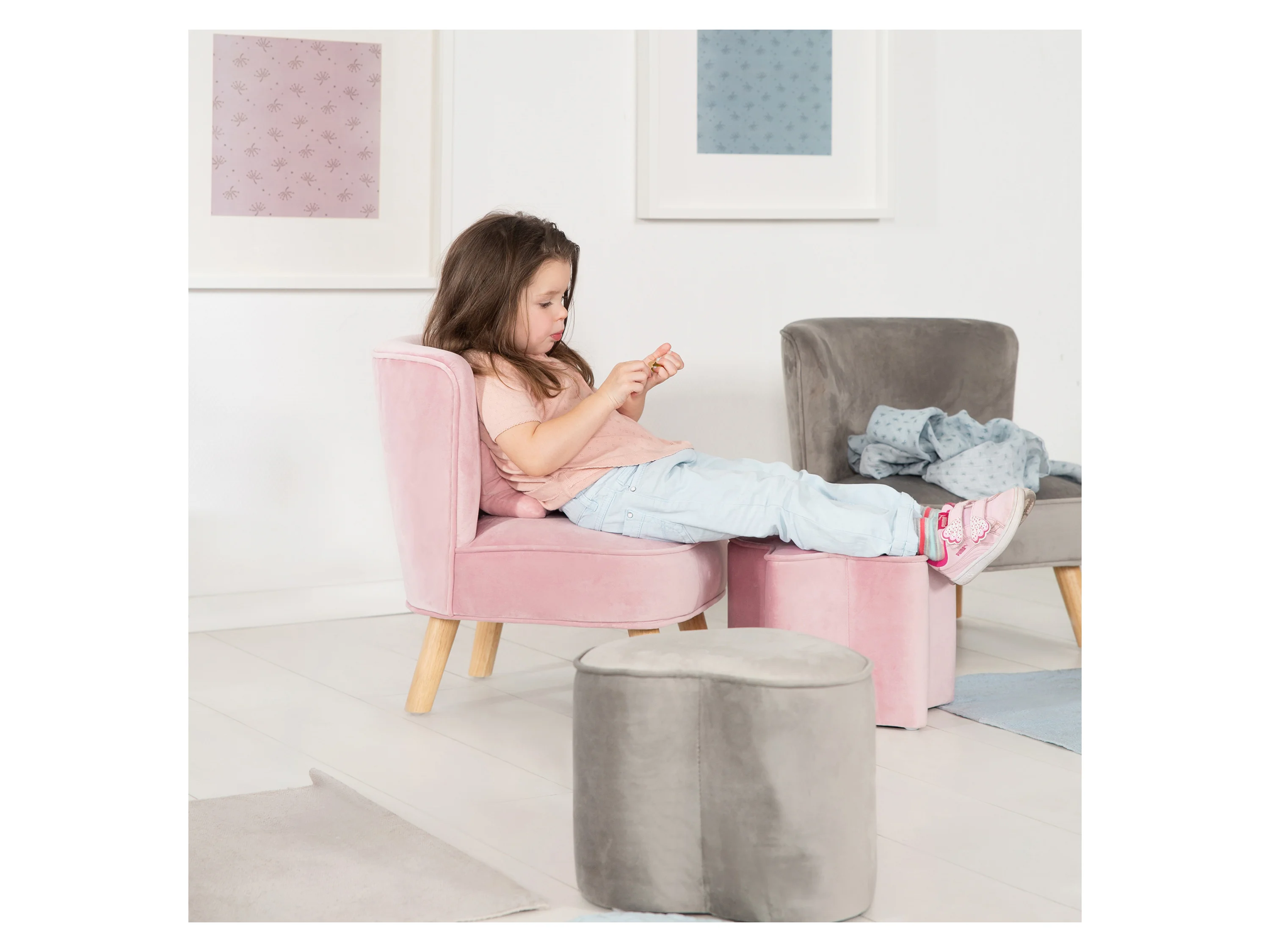 ROBA Kindersessel (Skandi Stil, Mauve) – Bild 4 von 4