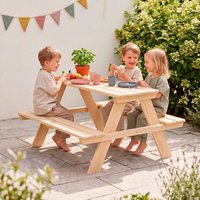 Roba Kindersitzgarnitur Outdoor+, natur Outdoor+