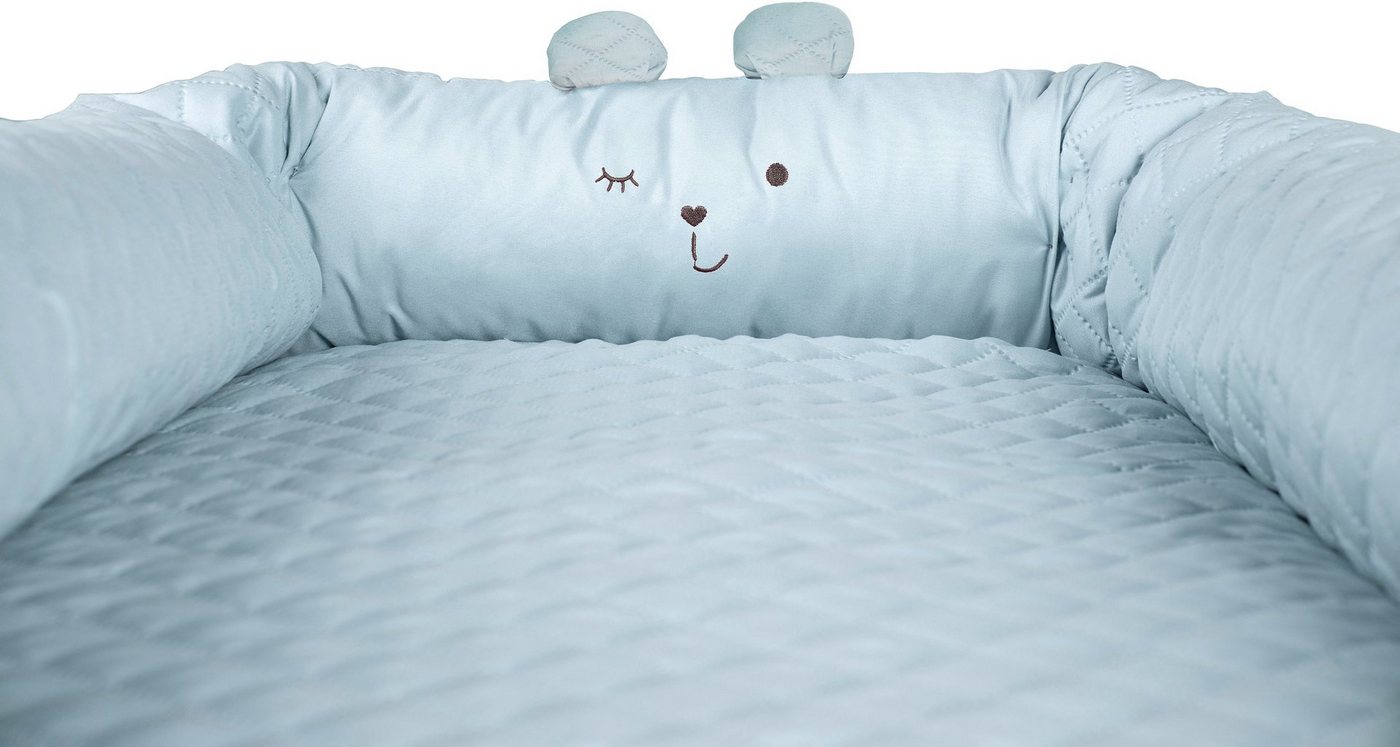 roba® Kuschelnest Babylounge, roba style, Benny, hellblau, 3in1 – Bild 3 von 5