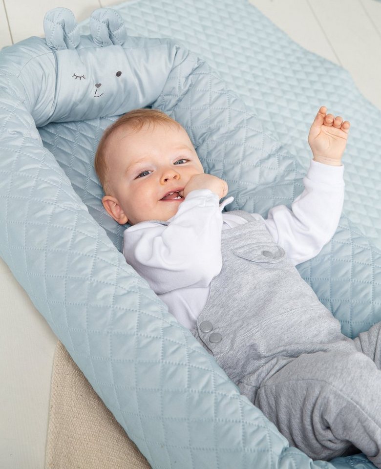 roba® Kuschelnest Babylounge, roba style, Benny, hellblau, 3in1 – Bild 4 von 5