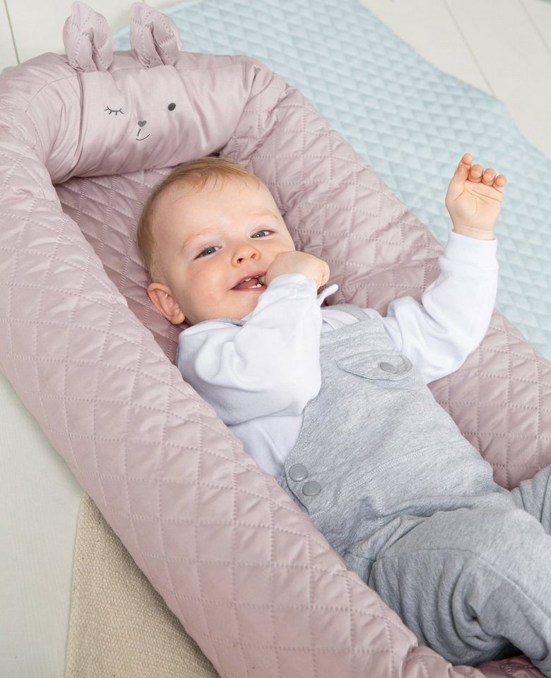roba® Kuschelnest Babylounge, roba style, Lily, rosa, 3in1 – Bild 4 von 5