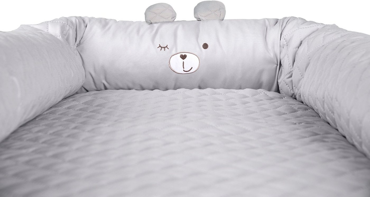 roba® Kuschelnest Babylounge, roba style, Sammy, grau, 3in1 – Bild 3 von 5