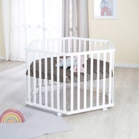 Roba Laufgitter 6-eckig Graphite gesteppt 'Luxe'