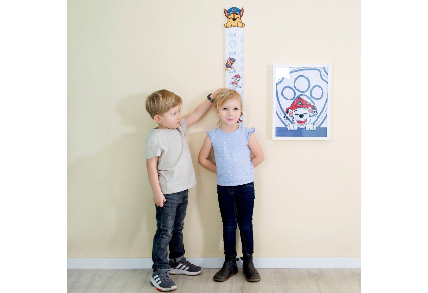 roba® Messlatte PAW Patrol, mit Paw Patrol Motiv, Skala bis 150 cm – Bild 3 von 5