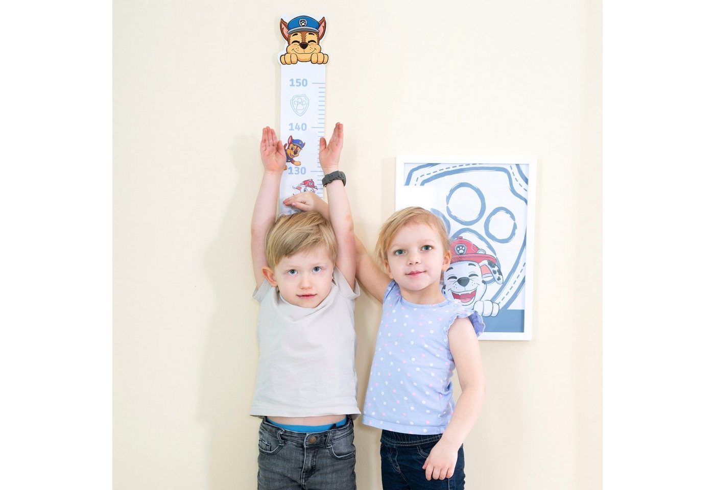 roba® Messlatte PAW Patrol, mit Paw Patrol Motiv, Skala bis 150 cm – Bild 4 von 5