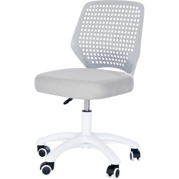 roba® Schreibtischstuhl Smart Grow Basic - Bürostuhl Kinder - Ergonomischer Drehstuhl (Stufenlos Höhenverstellbar), stabiles Gestell aus Metall - ab 3 Jahren - 