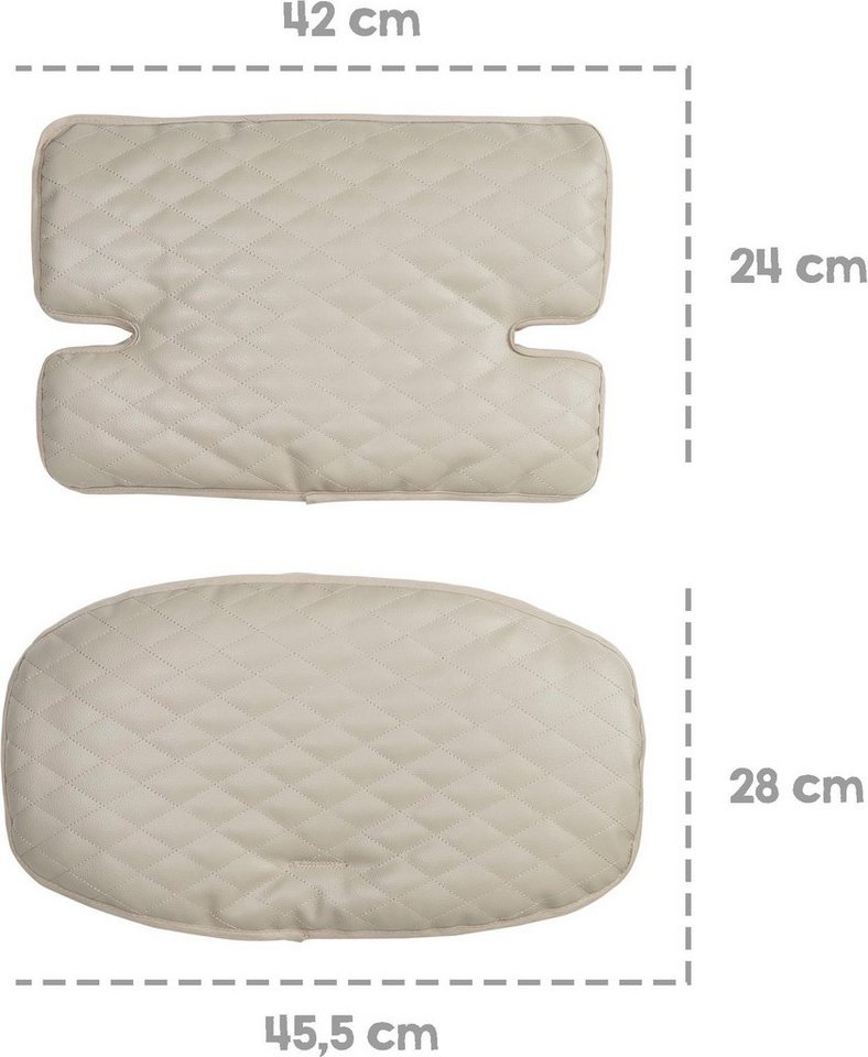 roba® Sitzverkleinerer Sit Up Luxe, greyish gesteppt, (2-tlg) – Bild 5 von 5