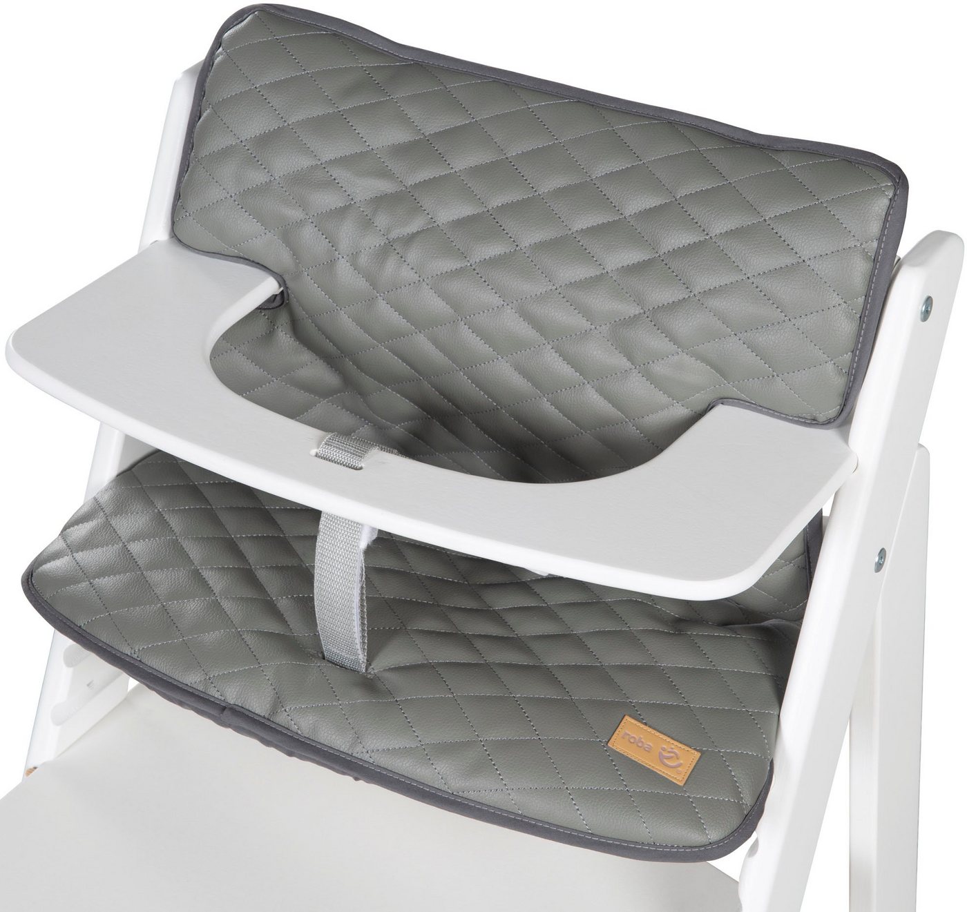 roba® Sitzverkleinerer Sit Up Luxe, stone gesteppt, 2-teilig, (2-tlg) – Bild 3 von 5