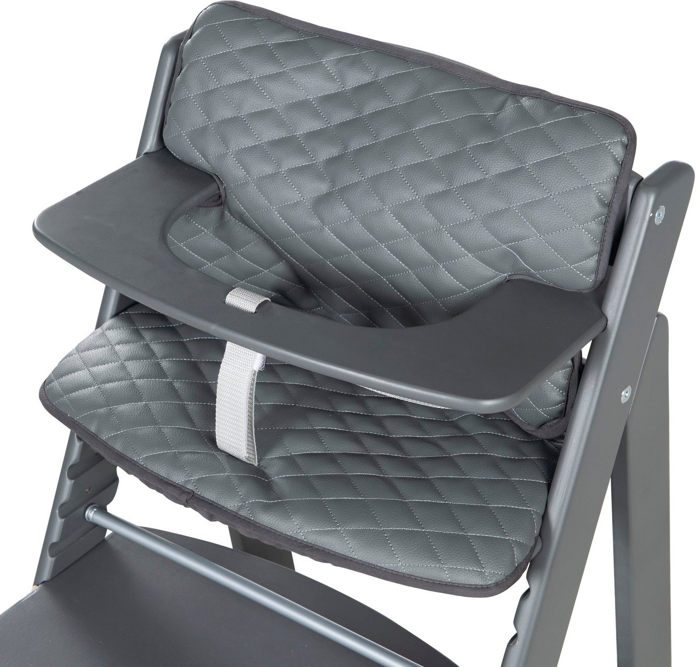 roba® Sitzverkleinerer Sit Up Luxe, graphite gesteppt, 2-teilig, (2-tlg) – Bild 3 von 5