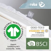 Roba Spannbettlaken mit Feuchtigkeitsschutz, 100x200 cm safe asleep®
