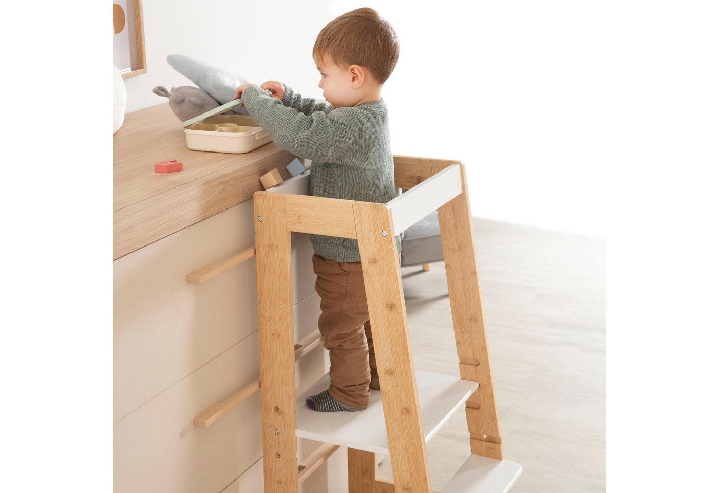 roba® Stehhilfe Lernturm Bambus – Bild 5 von 5
