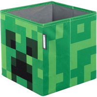 Roba Stoffboxen 2er Set, faltbar, Creeper und Holzbox, Canvas Minecraft