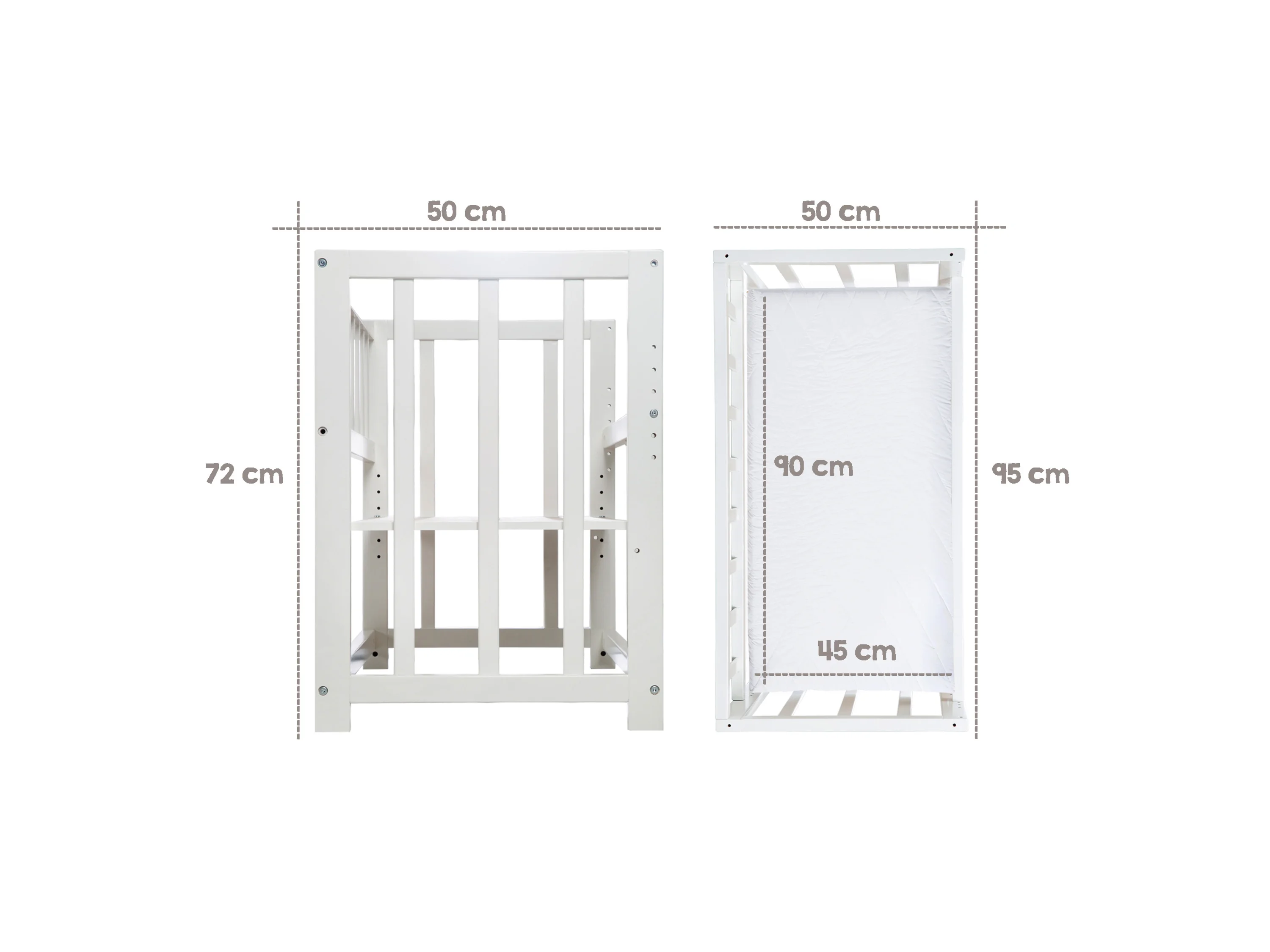 Roba Stubenbett 3in1 Sternenzauber grau – Bild 4 von 4