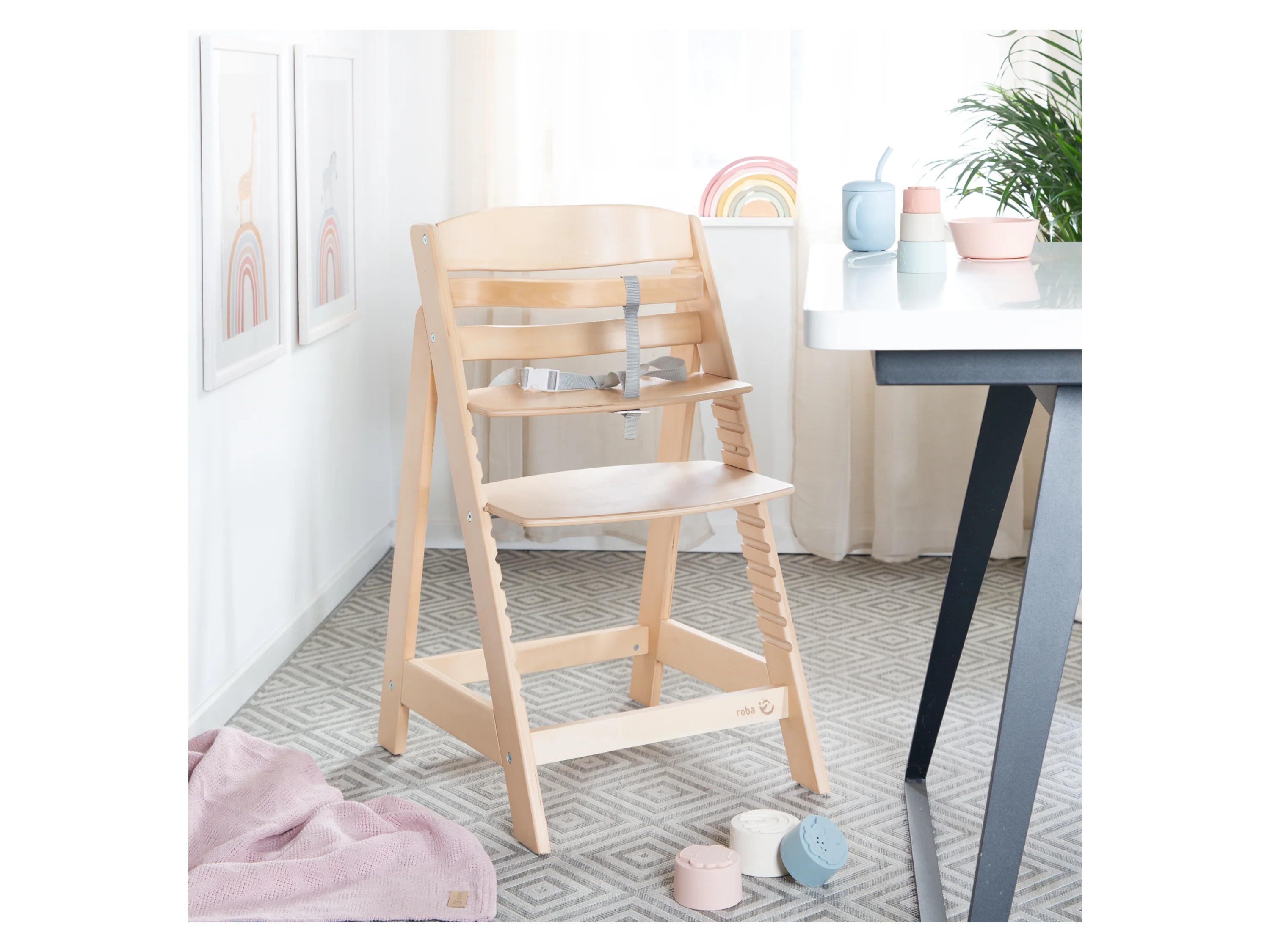 ROBA Treppenhochstuhl Sit Up, natur – Bild 4 von 4