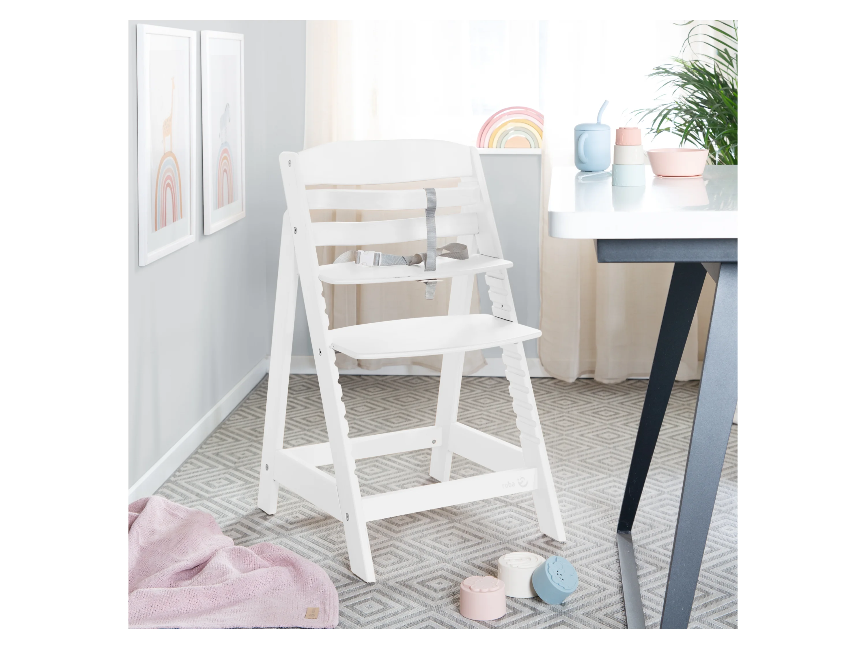 ROBA Treppenhochstuhl Sit Up (Weiß) – Bild 2 von 4