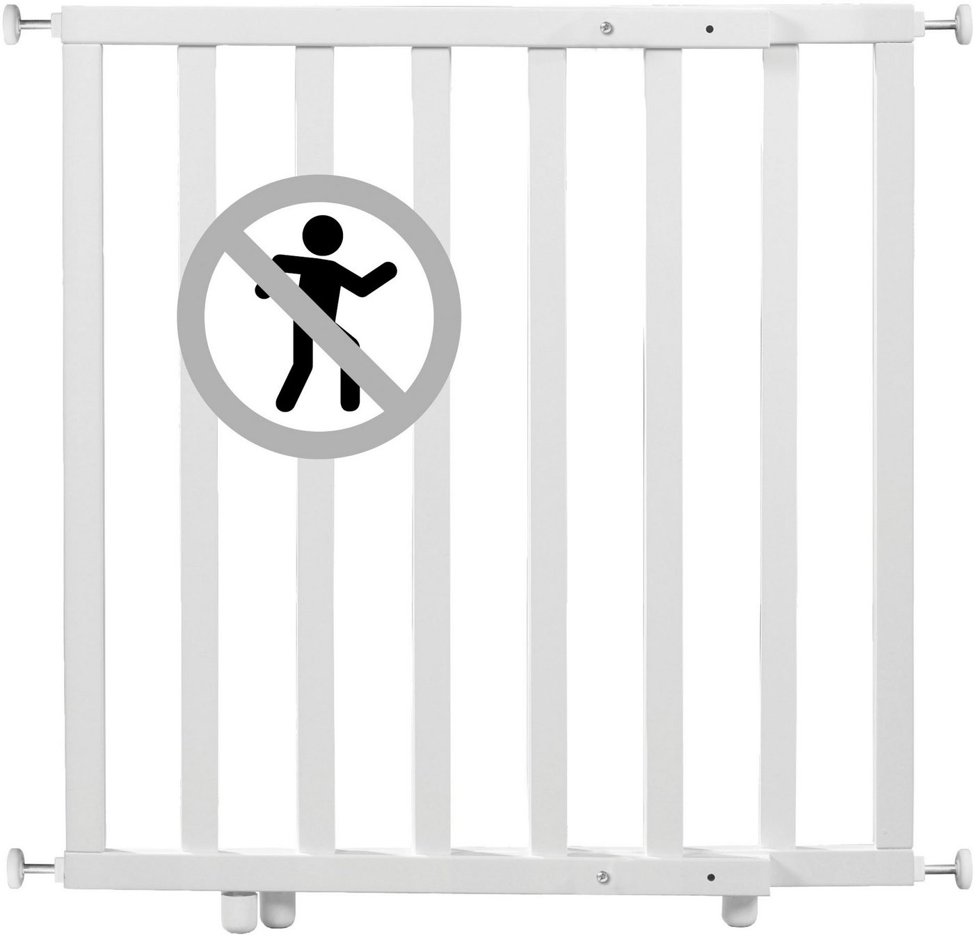 roba® Türschutzgitter Treppengitter, weiß, zum Klemmen – Bild 4 von 5