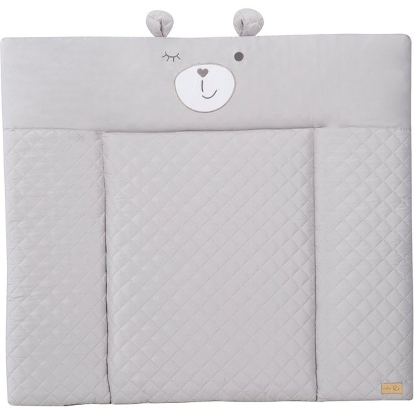 soft Wickelauflage Bär Sammy silbergrau