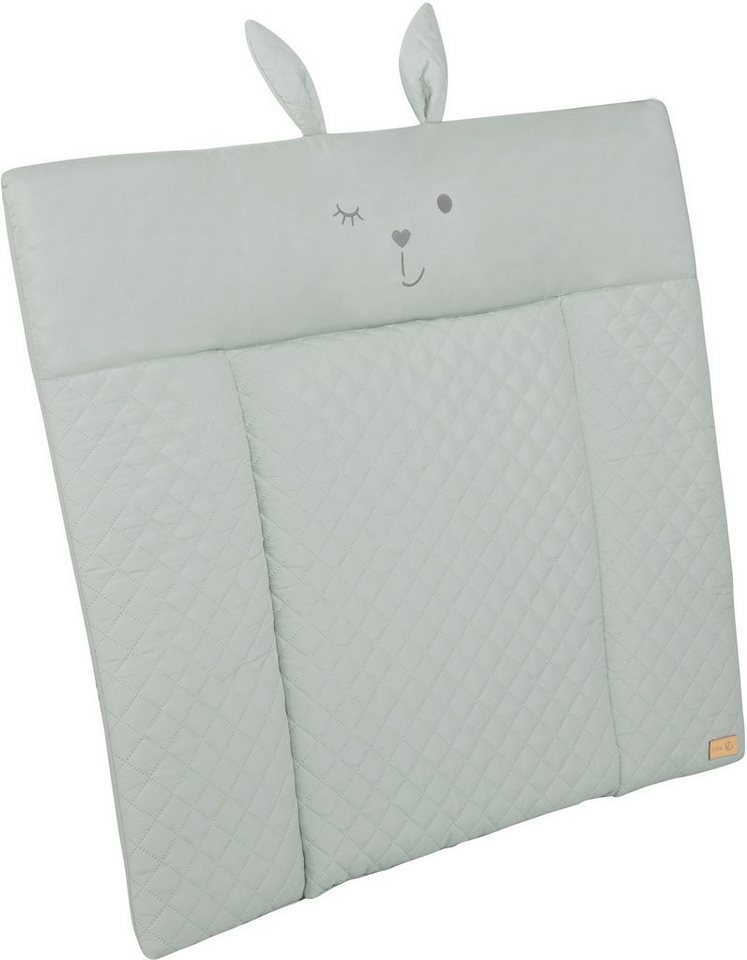 roba® Wickelauflage Style, Soft, frosty green, mit aufgesticktem Gesicht – Bild 2 von 5