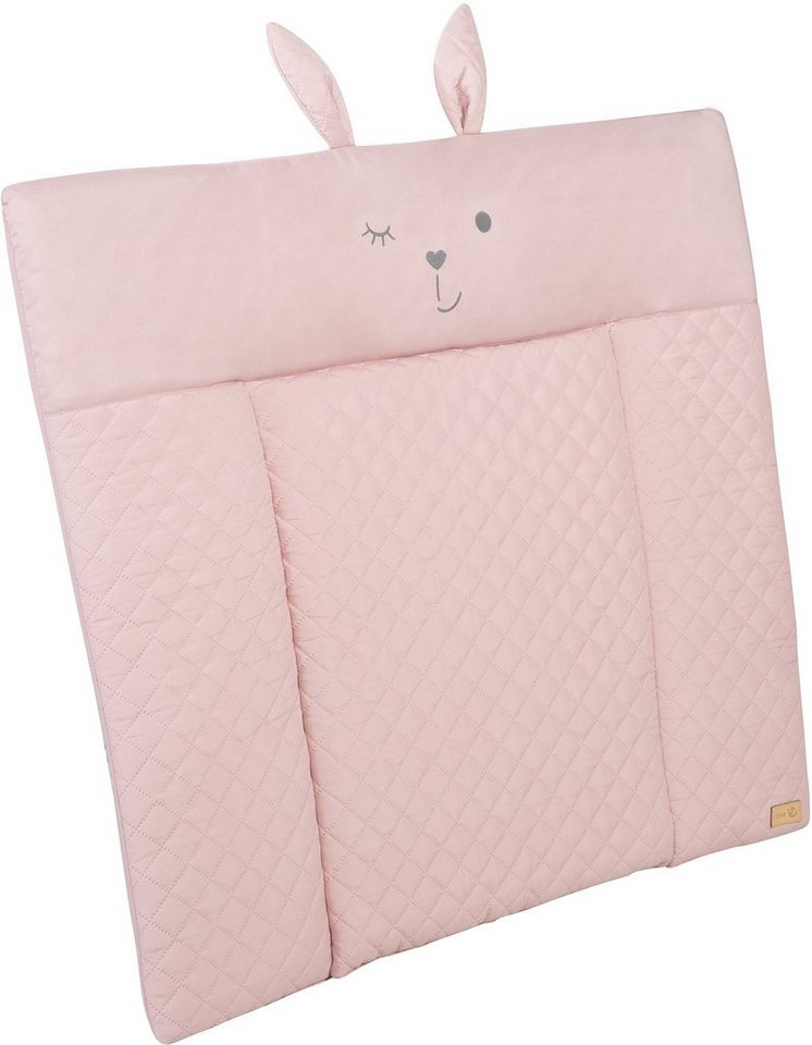 roba® Wickelauflage Style, Soft, mauve, mit aufgesticktem Gesicht – Bild 2 von 5