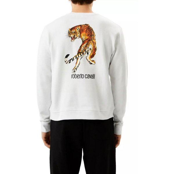 roberto cavalli Sweatshirt Firenze Tiger Sweatshirt Unisex Ob Freizeit, Streetwear oder als Statement-Piece