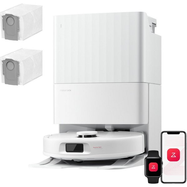 Roborock Saugroboter mit Wischfunktion Qrevo S Pro, verbessert von QV 35A, 18.500 Pa