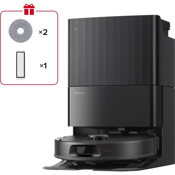 Roborock Saugroboter Qrevo S ProX, mit Beutel, 18.500 Pa HyperForce-Saugkraft, All-in-One-Station