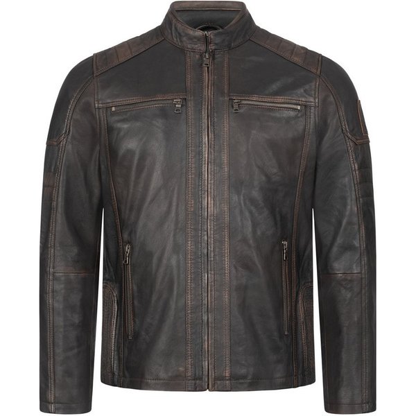 Rock Creek Lederjacke Herren Lederjacke H-383