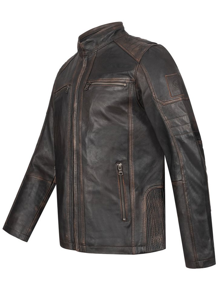 Rock Creek Lederjacke Herren Lederjacke H-383 – Bild 3 von 5