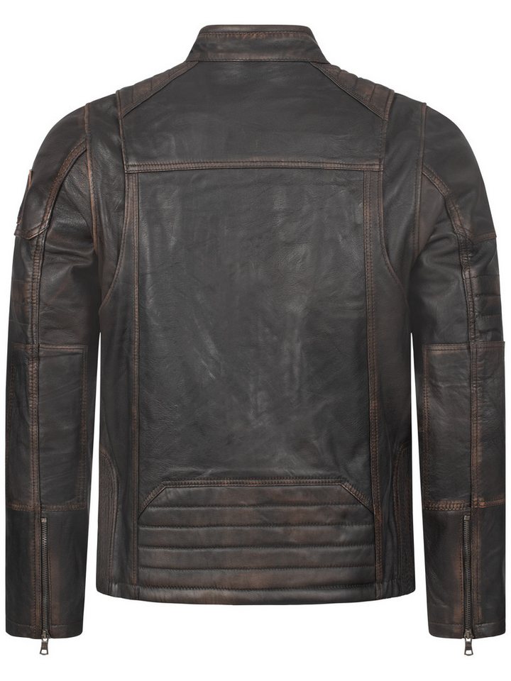 Rock Creek Lederjacke Herren Lederjacke H-383 – Bild 4 von 5