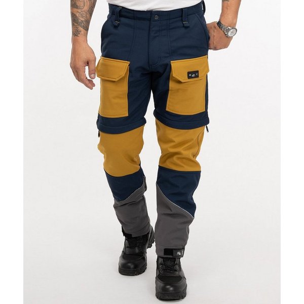 Rock Creek Softshellhose Herren Softshellhose Zipp-Off Hose Shorts H-309