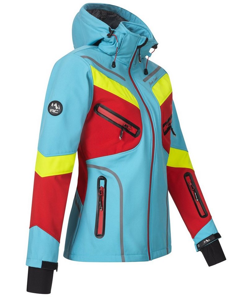 Rock Creek Softshelljacke Damen Softshelljacke Wanderjacke D-465 – Bild 2 von 3