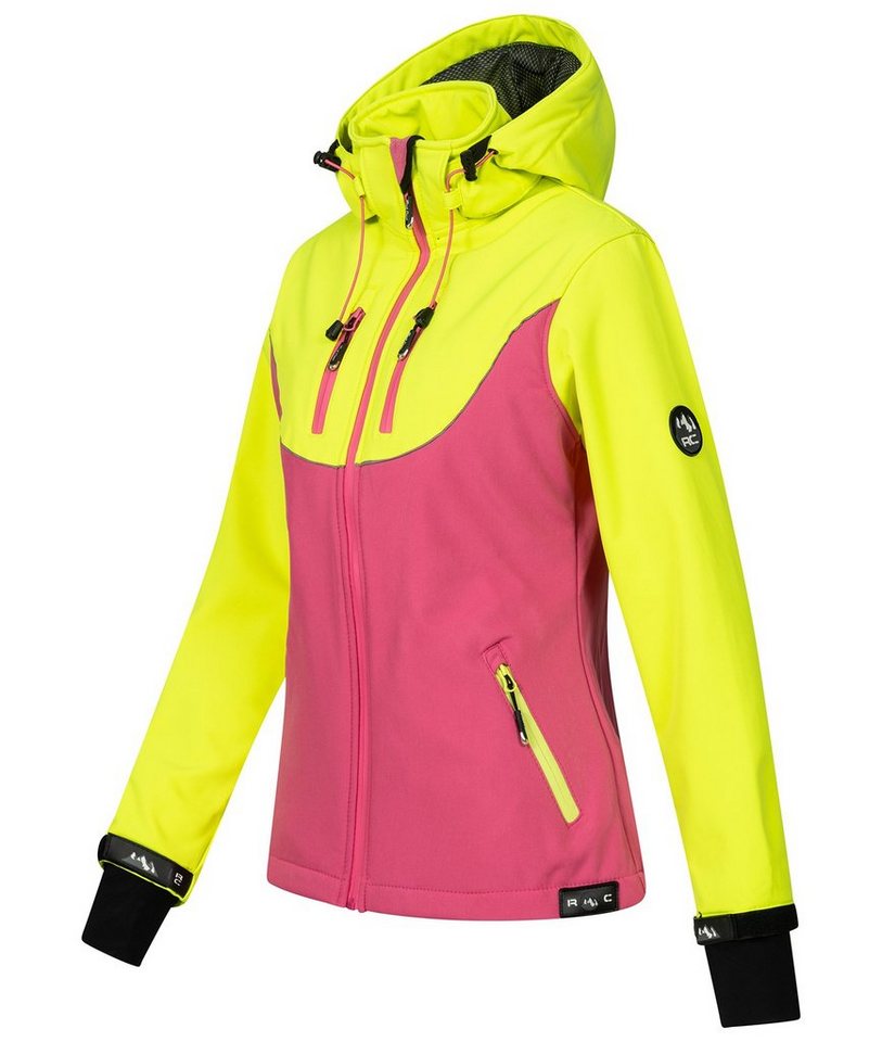 Rock Creek Softshelljacke Damen Softshelljacke Wanderjacke D-442 – Bild 2 von 3