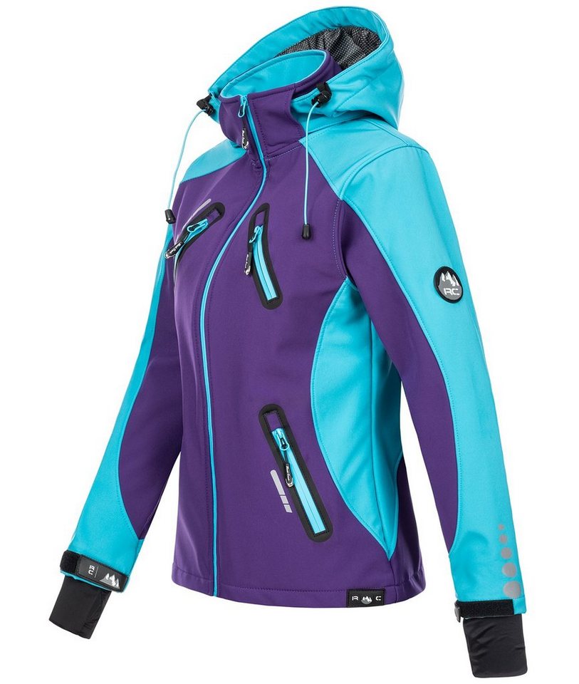 Rock Creek Softshelljacke Damen Softshelljacke Wanderjacke D-441 – Bild 2 von 3
