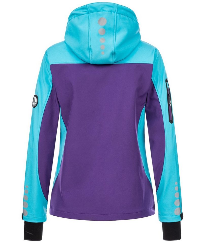 Rock Creek Softshelljacke Damen Softshelljacke Wanderjacke D-441 – Bild 3 von 3