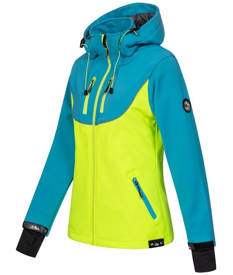 Rock Creek Softshelljacke Damen Softshelljacke Wanderjacke D-442 – Bild 2 von 3