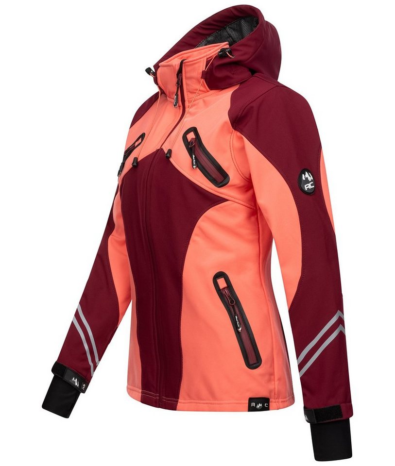 Rock Creek Softshelljacke Damen Softshelljacke Wanderjacke D-466 – Bild 2 von 3