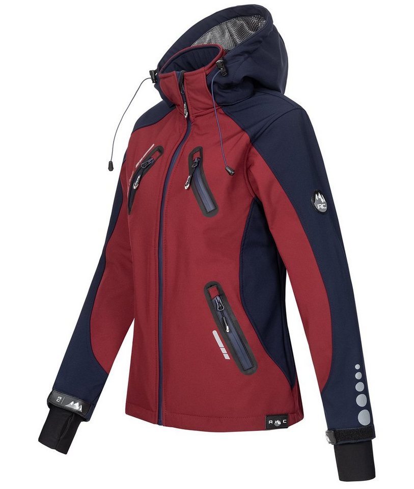 Rock Creek Softshelljacke Damen Softshelljacke Wanderjacke D-441 – Bild 2 von 3