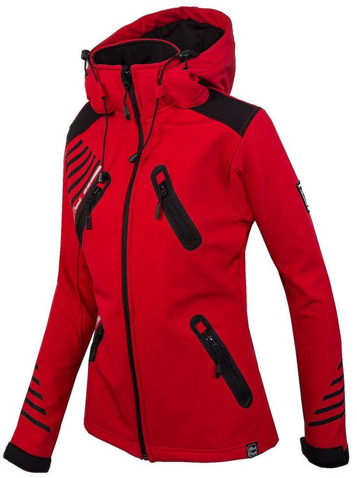 Rock Creek Softshelljacke Damen Softshelljacke Wanderjacke D-390 – Bild 2 von 4
