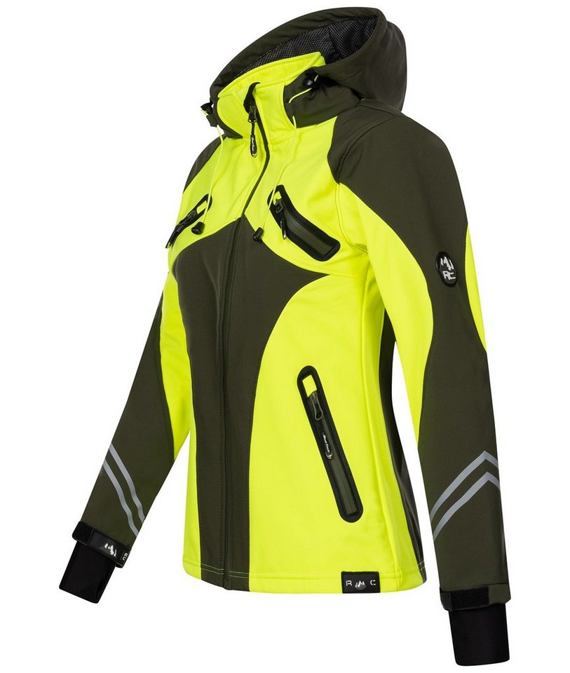 Rock Creek Softshelljacke Damen Softshelljacke Wanderjacke D-466 – Bild 2 von 3