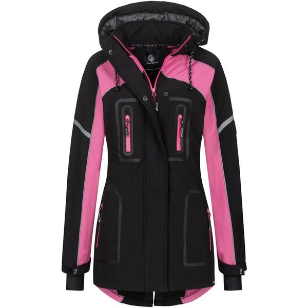 Rock Creek Softshelljacke Damen Softshellmantel Wanderjacke D-497